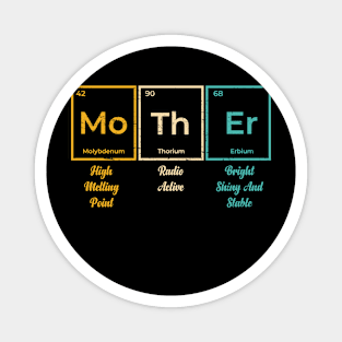 Womens Mother Periodic Table Elements of a Mother's Day Magnet